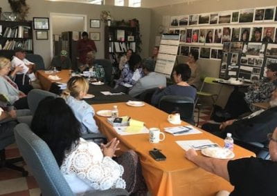 SETF hosts CACHET investigators and External Advisory Board on a toxic tour of the neighborhood and discussion (October 2018)
